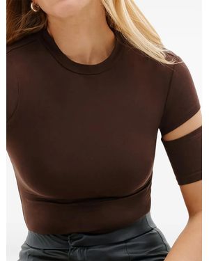 MARCELLA Esme Cut-Out Top - Brown