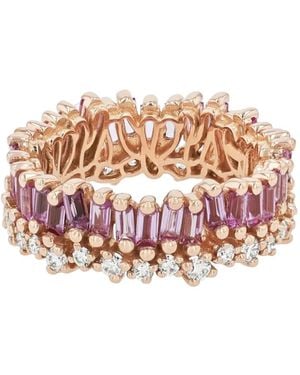 Suzanne Kalan 18Kt Roségouden Ring - Roze