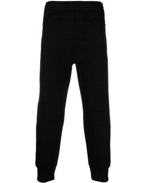 Neil Barrett Drop-Crotch Track Trousers - Black