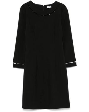 Liu Jo Bead-Detailing Mini Dress - Black