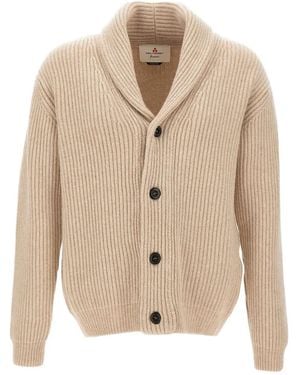 Peuterey Shawl-collar Cardigan - ナチュラル