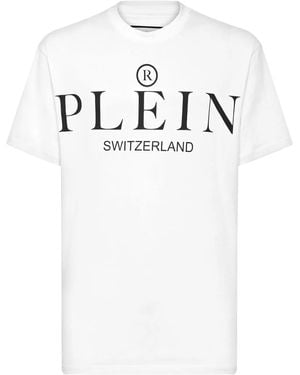 Philipp Plein Logo-Printed T-Shirt - White