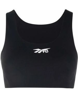 Reebok ロゴ スポーツブラ - ブルー