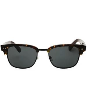 Polo Ralph Lauren Tortoiseshell-Effect Rectangle-Frame Sunglasses - Black
