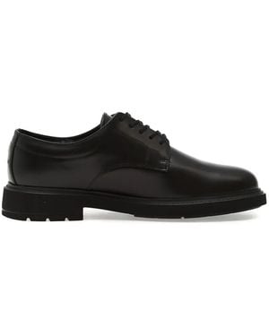 Filling Pieces Clean Derby Shoes - Black