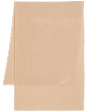 Max Mara "Curvone" Scarf - Natural