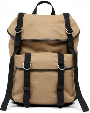 Maison Margiela Mochila Con Solapa En El Tope - Neutro