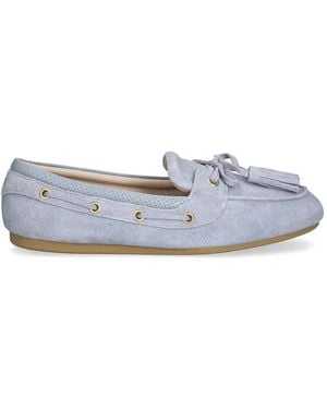 Liu Jo Suede Loafers With Tassels - White