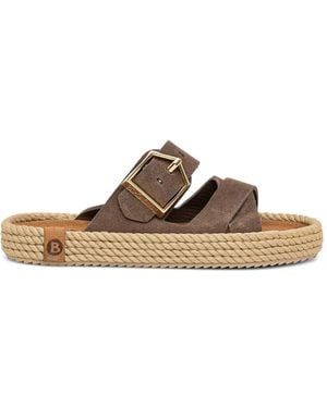 Bohonomad Espadrilles À Boucle Et Détail De Corde - Marron