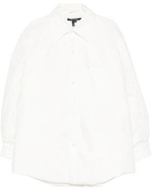 Sofie D'Hoore Padded Button-Down Coat - White