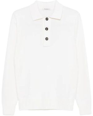 Kangra Long-Sleeve Polo Shirt - White