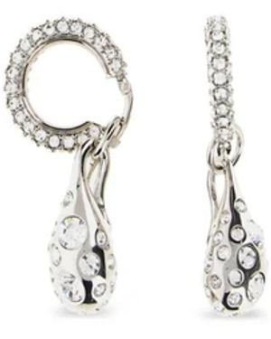Marni Crystal-Embellished Hoop Earrings - White