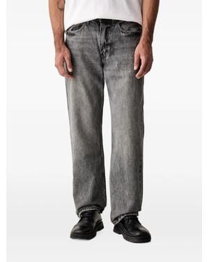 Levi's Jeans 565 Loose Straight Con Lavaggio Acido - Grigio