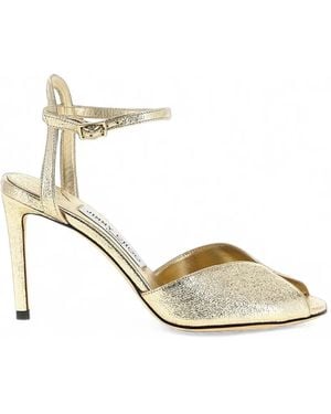 Jimmy Choo Sacora Heeled Sandals - Metallic