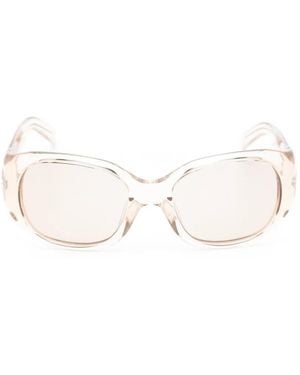Chimi Halo Rectangle-Frame Sunglasses - Natural