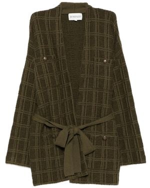 Eric Bompard Strukturierter Cardigan - Grün