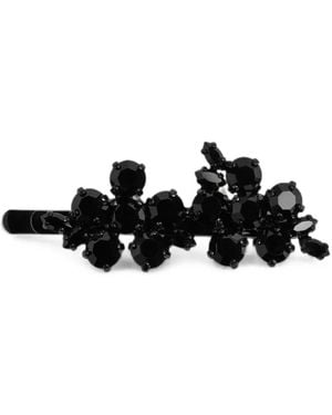Simone Rocha Mini Hellebore Flower Hair Clip - Black
