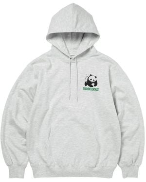thisisneverthat Hoodie mit Panda-Print - Grau