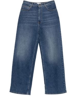 Fabiana Filippi Classic Wide-Leg Jeans With Traditional Design Elements - Blue