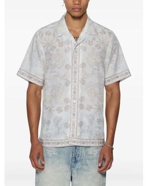 Ksubi Eternity Floral-Print Shirt - White