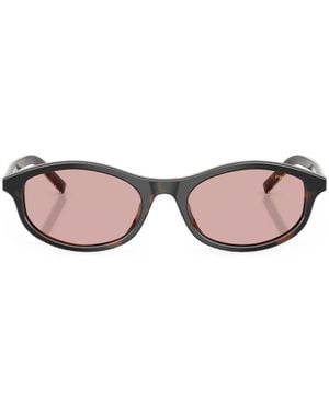 Prada Oval-Frame Sunglasses - Pink