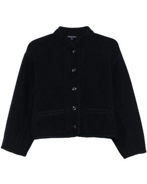 Soeur Olympe Button-Fastening Jacket - Black