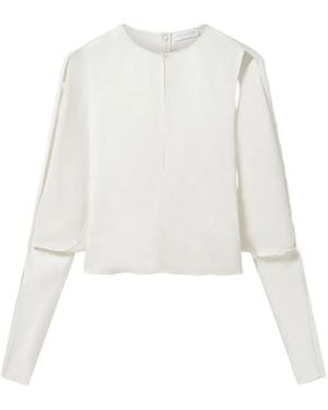 Stella McCartney カットアウト ブラウス - ホワイト
