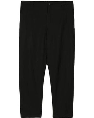 Forme D'expression Cotton Cropped Pants - Black