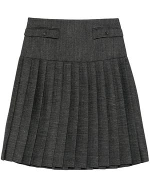 Paloma Wool Plugin Pleated Mini Skirt - Grey