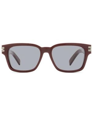 ZEGNA Occhiali Da Sole Rettangolari - Grigio