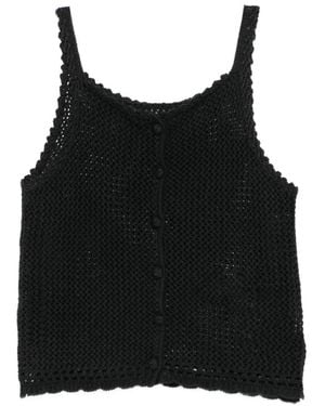 DUNST Haut Orné De Boutons - Black