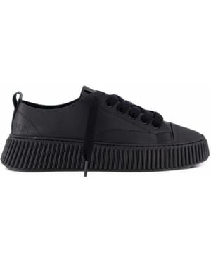 Rhun Treble Platform Trainers - Black