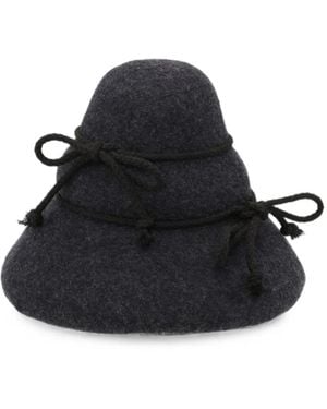 Henrik Vibskov Tower Rope-Tie Hat - Black