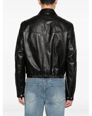 Lemaire Collared Zip-Fastening Jacket - Black