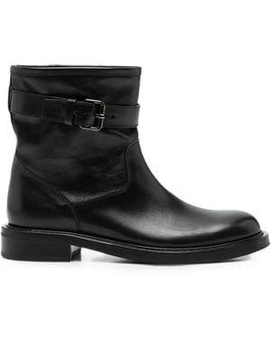 Church's Buckled Leather Ankle Boots - Black