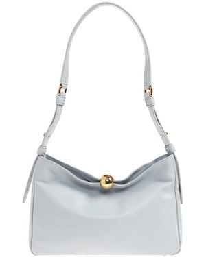 Furla Sfera Turnlock Shoulder Bag - White