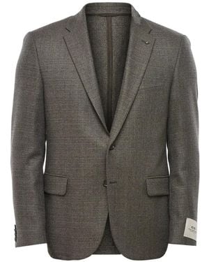 Corneliani Double-Vent Blazer - Grey