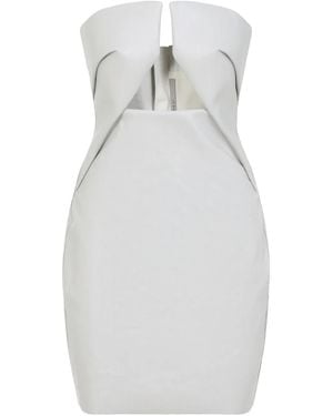 Rick Owens Minikleid mit Cut-Out - Grau