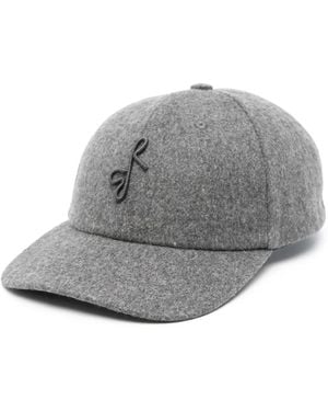 Ruslan Baginskiy Logo-embroidered Felted Cap - Gray