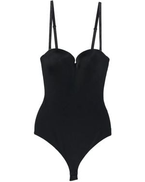 Wolford Tonal-stitching Body - Black
