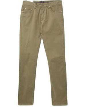 Paul & Shark Five-Pocket Stretch-Cotton Pants - Green