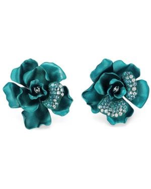 Anabela Chan Aqua Camelia Earrings - Green