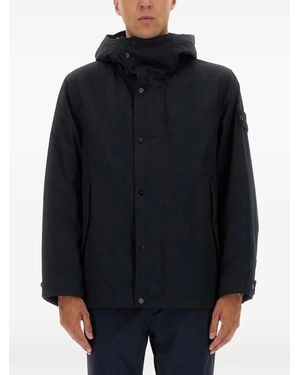 Stone Island Veste À Patch Logo - Blue