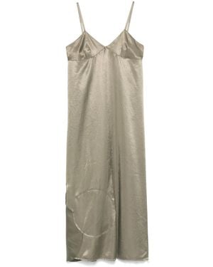 Societe Anonyme Patch-Detail Midi Dress - Natural