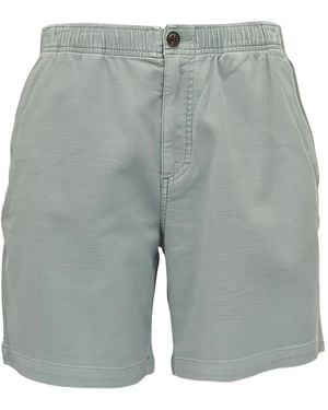 Peter Millar Elasticated-Waistband Shorts - Grey