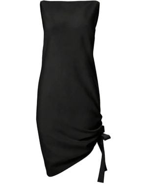 Carolina Herrera Gesmockte Jurk - Zwart