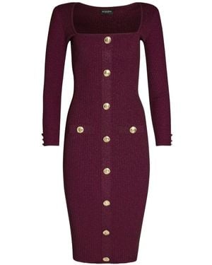 retroféte Sadelle Midi Dress - Purple