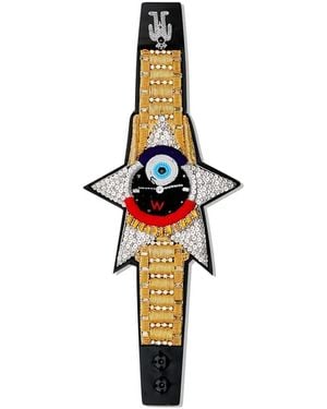 Walter Van Beirendonck Star-Eye Bracelet - White