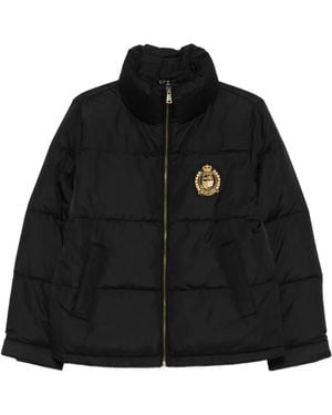Ralph Lauren Crest-Appliqué Puffer Jacket - Black