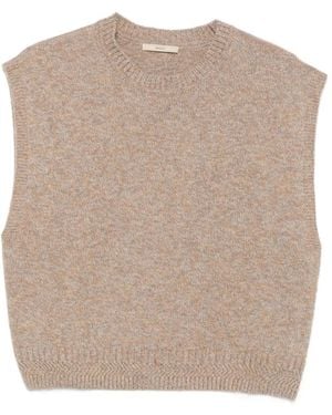 Sessun Fabinino Knit Vest - Natural
